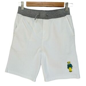 Polo Ralph Lauren Polo Bear Fleece Sweat Shorts Preppy Boys Size Medium (10-12)